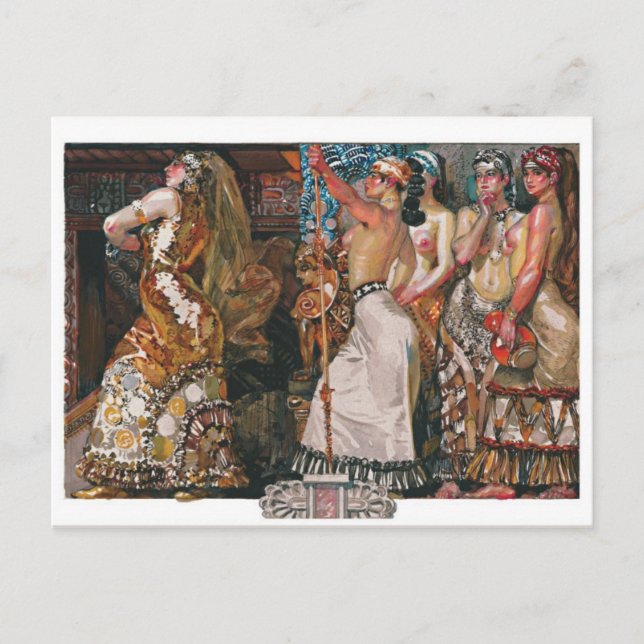 Vintage Illustration Postcard (Front)