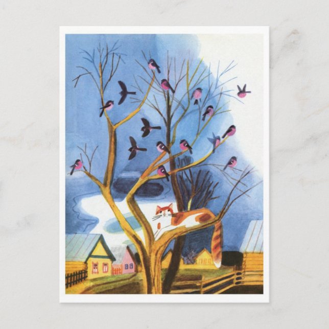 Vintage Illustration Postcard (Front)