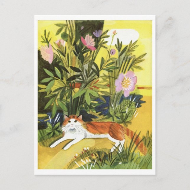 Vintage Illustration Postcard (Front)