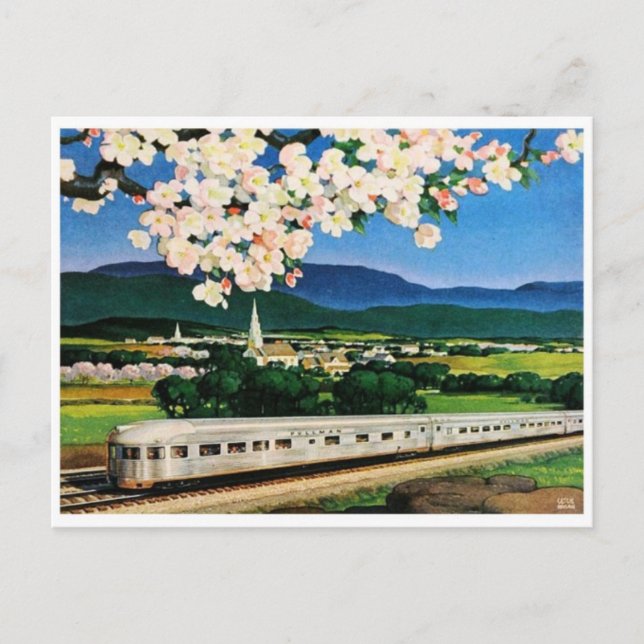 Vintage Illustration Postcard (Front)