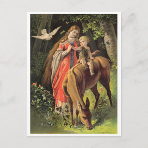 Vintage Illustration Postcard