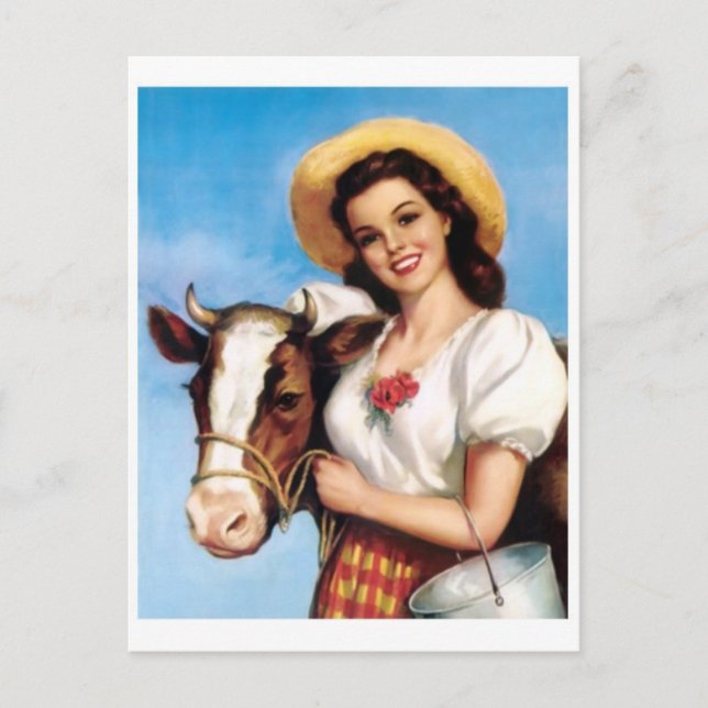 Vintage Illustration Postcard (Front)