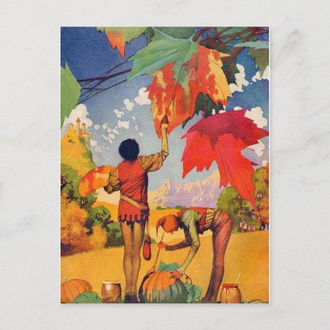 Vintage Illustration Postcard (Front)