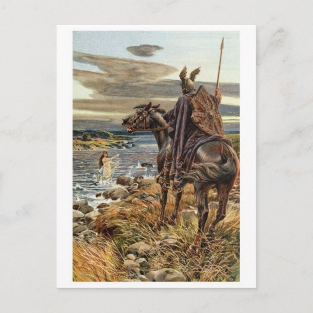 Vintage Illustration Postcard (Front)