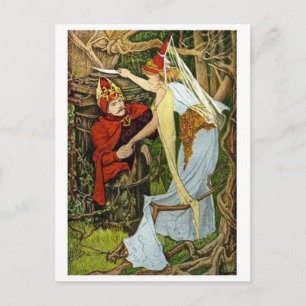 Vintage Illustration Postcard