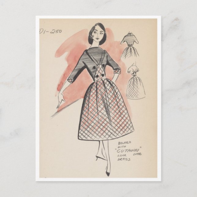 Vintage Illustration Postcard (Front)