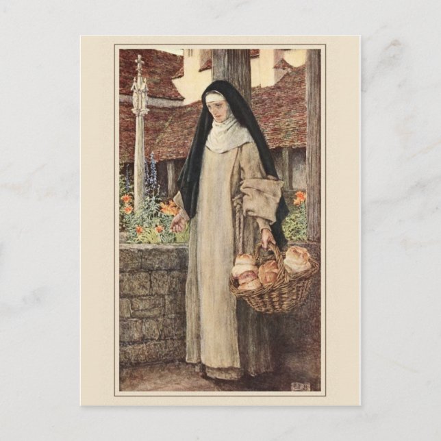 Vintage Illustration Postcard (Front)