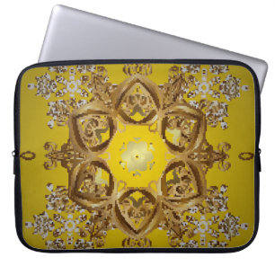 Vintage illustration. Symbol of celebration. Chris Laptop Sleeve