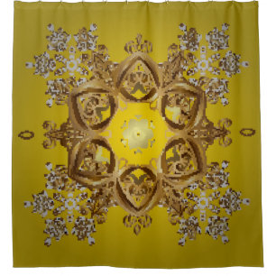 Vintage illustration. Symbol of celebration. Chris Shower Curtain