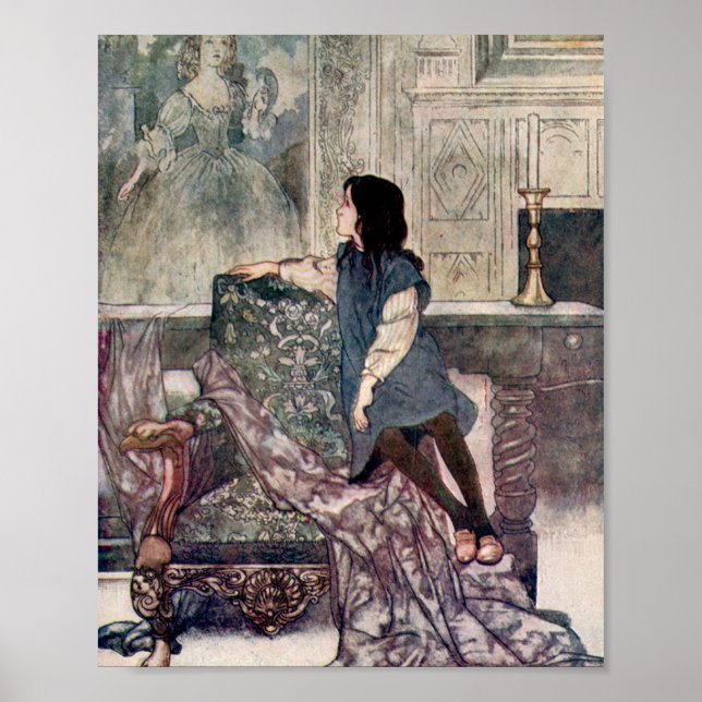 Vintage Illustration The Secret Garden  Poster (Front)