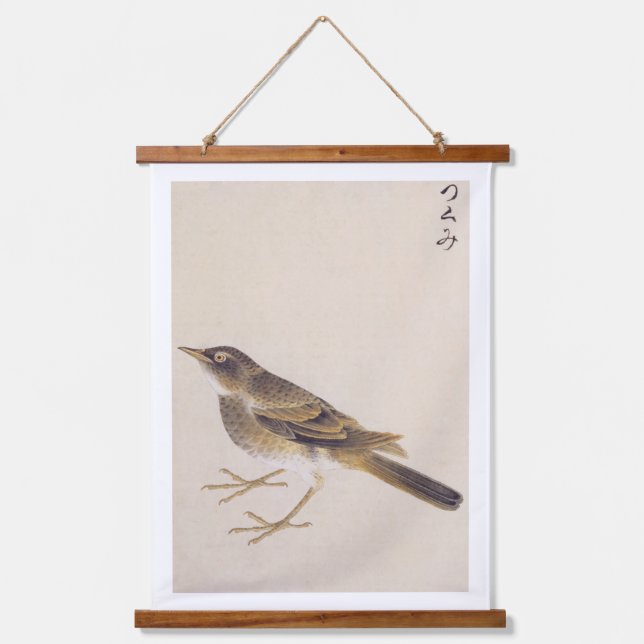 Vintage illustration: Thrush Hanging Tapestry (Front)