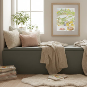 Vintage Illustration Thumbelina by Elsa Beskow Poster