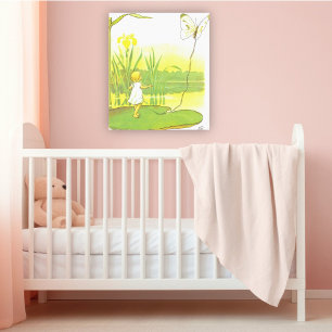 Vintage Illustration Thumbelina by Elsa Beskow Poster