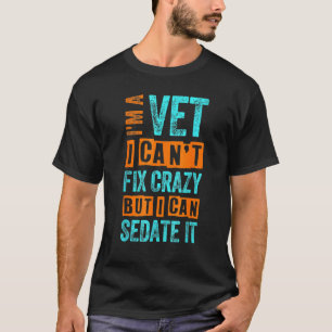 Vintage I'm A Vet Tech Veterinarian Veterinary Tec T-Shirt