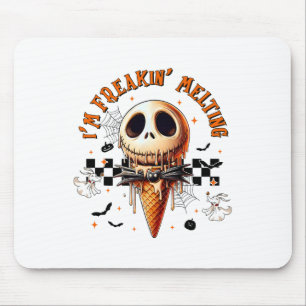 Vintage Im Freaking-melting Ice Cream Halloween Sp Mouse Pad