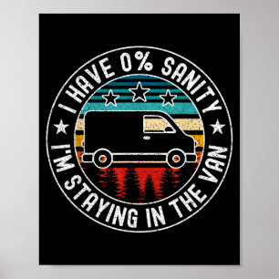 Vintage I'm Staying In Tha Van Phasmophobia Funny  Poster