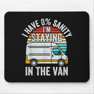 Vintage I'm Staying In Tha Van Phasmophobia Gamer Mouse Pad