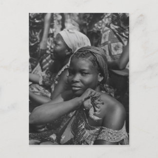 Vintage image, Africa, Lady from Togo Postcard