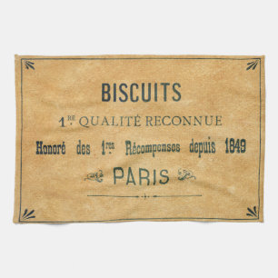 Vintage Image French Advertisement Kitchen Towel
