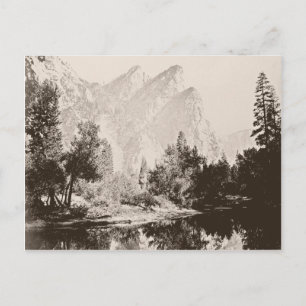 Vintage image of Yosemite National Park Postcard
