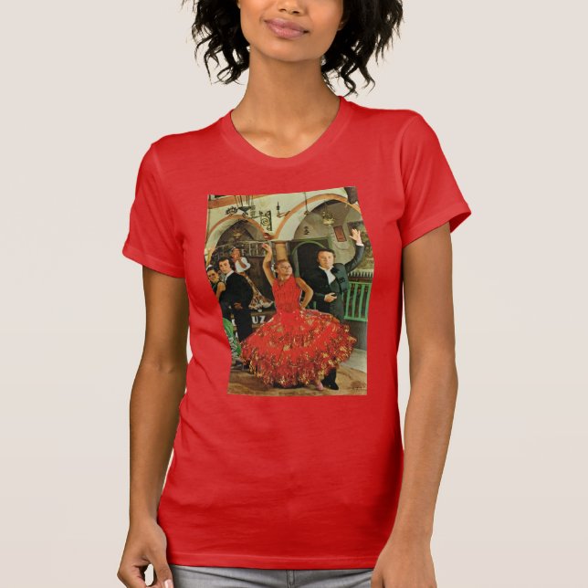 Vintage image, Spain, Flamenco dancers T-Shirt (Front)
