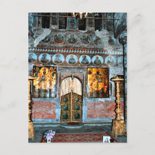 Vintage image, tomb of  Vlad Dracul Postcard (Front)