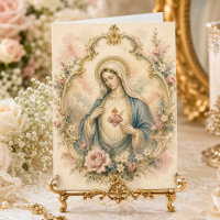 Vintage Immaculate Heart of Mary All Occasion