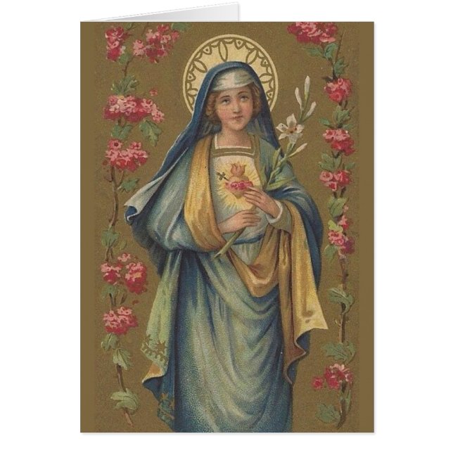 Vintage Immaculate Sorrowful Heart of Mary (Front)