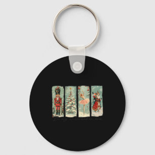 Vintage In My Nutcracker Era Llet Christmas Women Key Ring