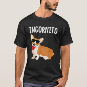 Vintage Incorgnito Funny Corgi Lover Gift T-Shirt