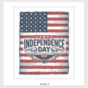 Vintage Independence Day Flag Shirt