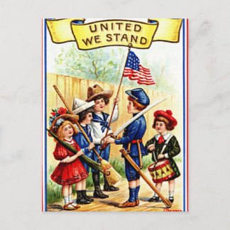 Vintage Independence Day Postcard