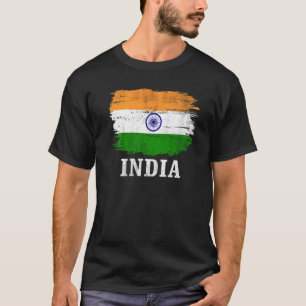Vintage India Flag For Indian T-Shirt