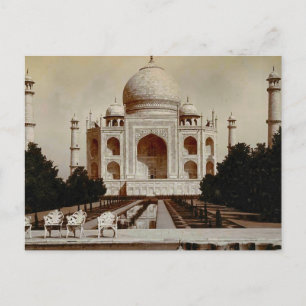 Vintage India, Taj Mahal Postcard