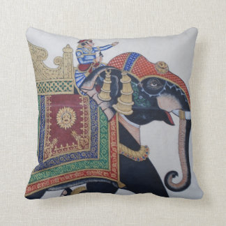 Vintage Indian Elephant - Pillow