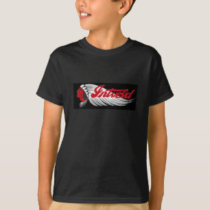 Vintage Indian Motorcycle Logo Black T-Shirt