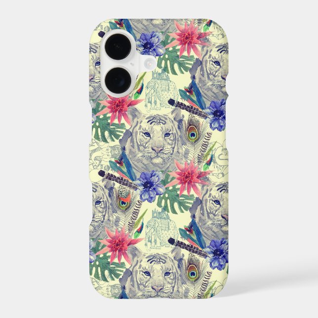 Vintage Indian Style Tiger Pattern (Back)