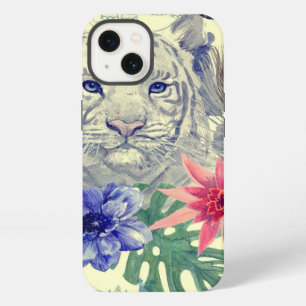 Vintage Indian Style Tiger Pattern iPhone 13 Case