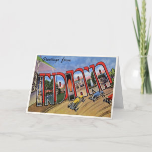 Vintage Indiana Card