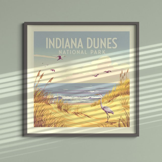 Vintage Indiana Dunes National Park  Poster (Creator Uploaded)