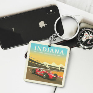 Vintage Indiana Key Ring