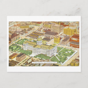 Vintage Indiana Statehouse, Indianapolis Capitol Postcard