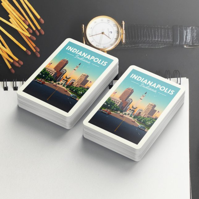 Vintage Indianapolis Indiana Playing Cards (Creator Uploaded)
