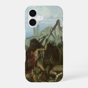 Vintage Indians, Bison Dance by Karl Bodmer iPhone 16 Case