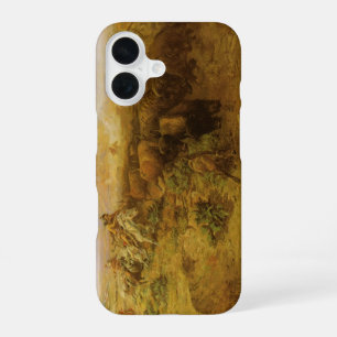 Vintage Indians, Buffalo Hunt by CM Russell iPhone 16 Case