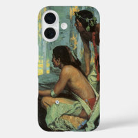 Vintage Indians, Taos Turkey Hunters by Couse