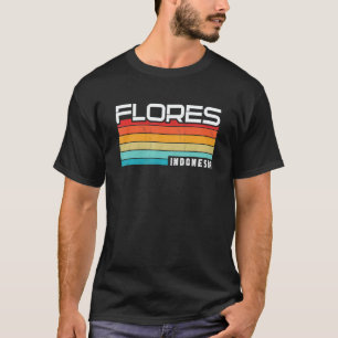 Vintage Indonesia Vacation Travel Asia Flores T-Shirt