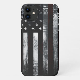 Vintage Industrial American Flag iPhone 11 Case