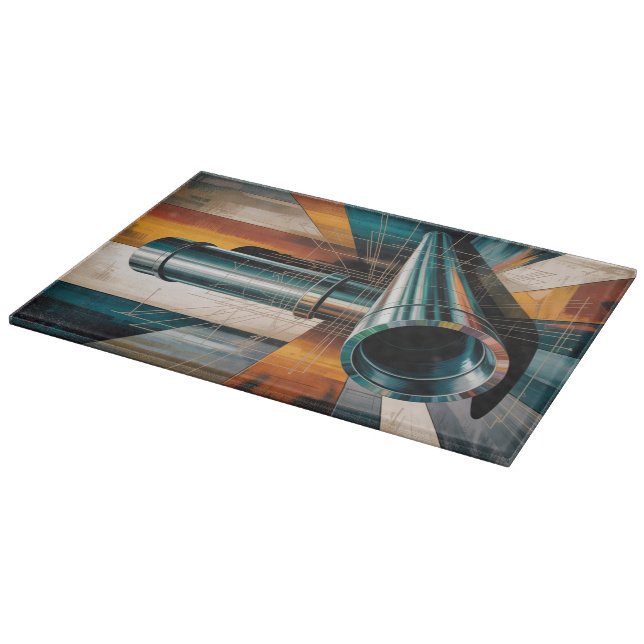 Vintage Industrial Grunge Cutting Board (Corner)