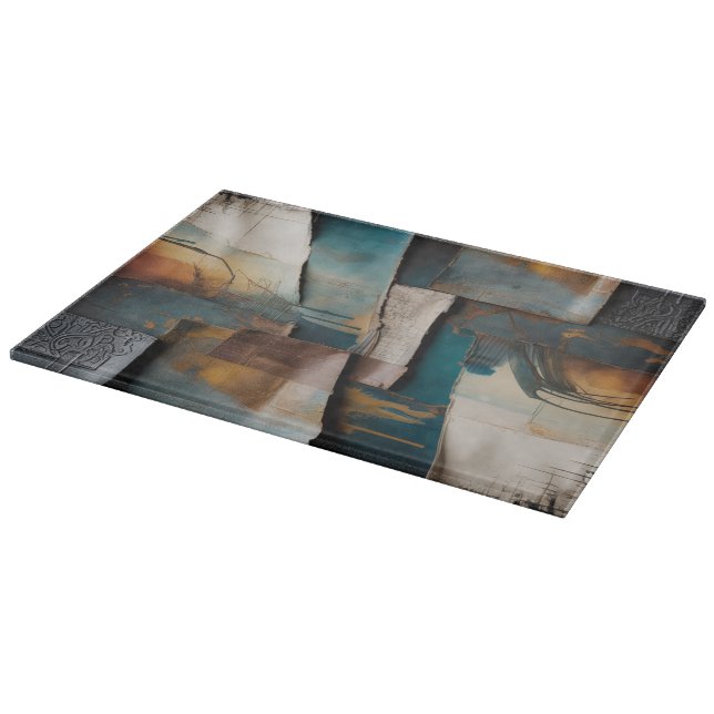 Vintage Industrial Grunge Cutting Board (Corner)